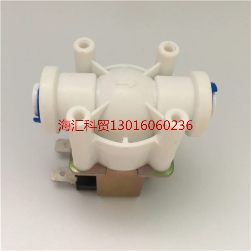 

2 Points PE Tube Quick-insertion Solenoid Valve Drinking Fountain Electric Tea Stove Solenoid Valve, Normally Closed DC12V, DC24