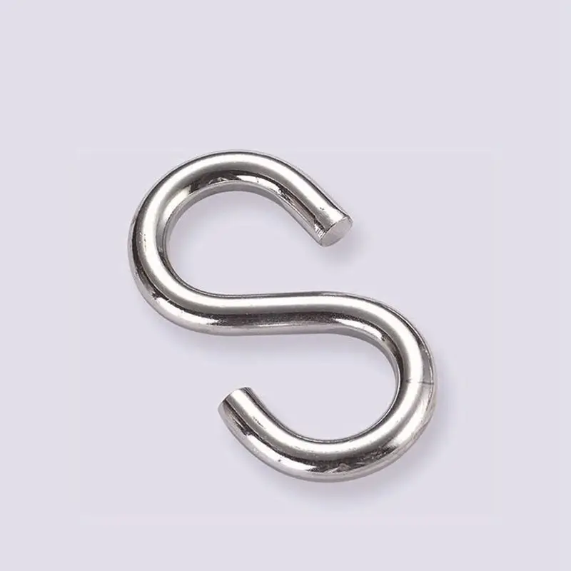 4-pack сверхмощные s-образные крючки оцинкованные вспомогательные крючки, 1-3/4 дюймов длиной