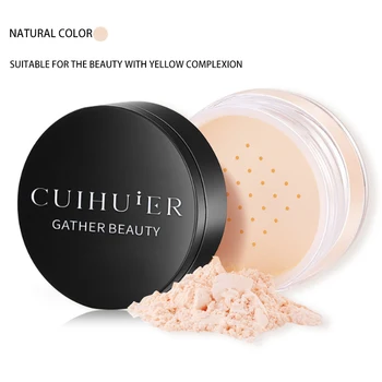

3 Colors Loose Powder Face Whitening Skin Finish Transparent Mineral Makeup Cosmetic Foundation Setting Powder