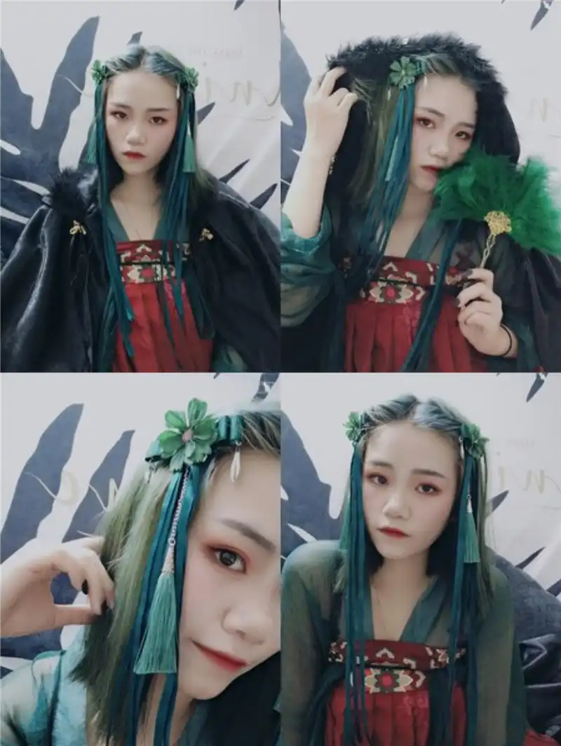 女性コスプレフラワークリスマスパーティー中国国立古代衣装ヘアピン帽子新かわいいリボン装飾ヘアアクセサリー レディースヘアアクセサリー Aliexpress