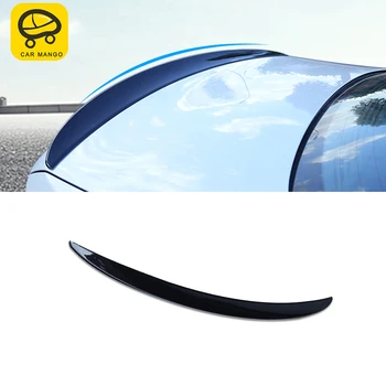 

CARMANGO Car Accessories Rear Trunk Spoiler Lip Tail Wing Trim Cover Frame Sticker Decoration for BMW 5 Series G30 2017-2020