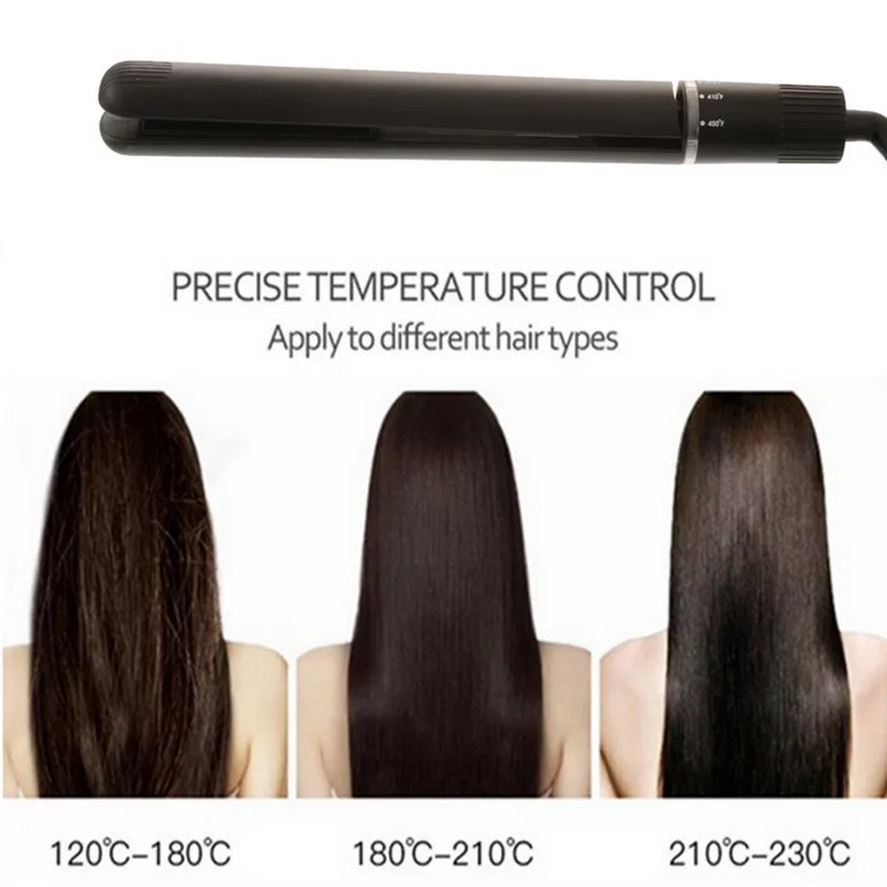 

Professional Hair Straightener Curler Hair Flat Iron LED Display Hair Straighting Curling Tourmaline Ceramic Hair Styling Tool
