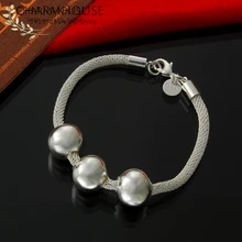 Браслет Charmhouse Серебро 925 14 мм буддийские четки браслет и браслеты Pulseira Свадебные ювелирные изделия аксессуары вечерние подарки