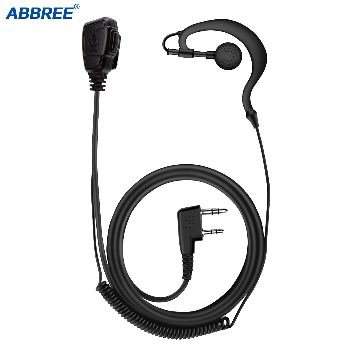 2 Pin к тип микрофон наушники вкладыши гарнитура с наушниками для Woouxun KG-UVD1P Baofeng UV-5R