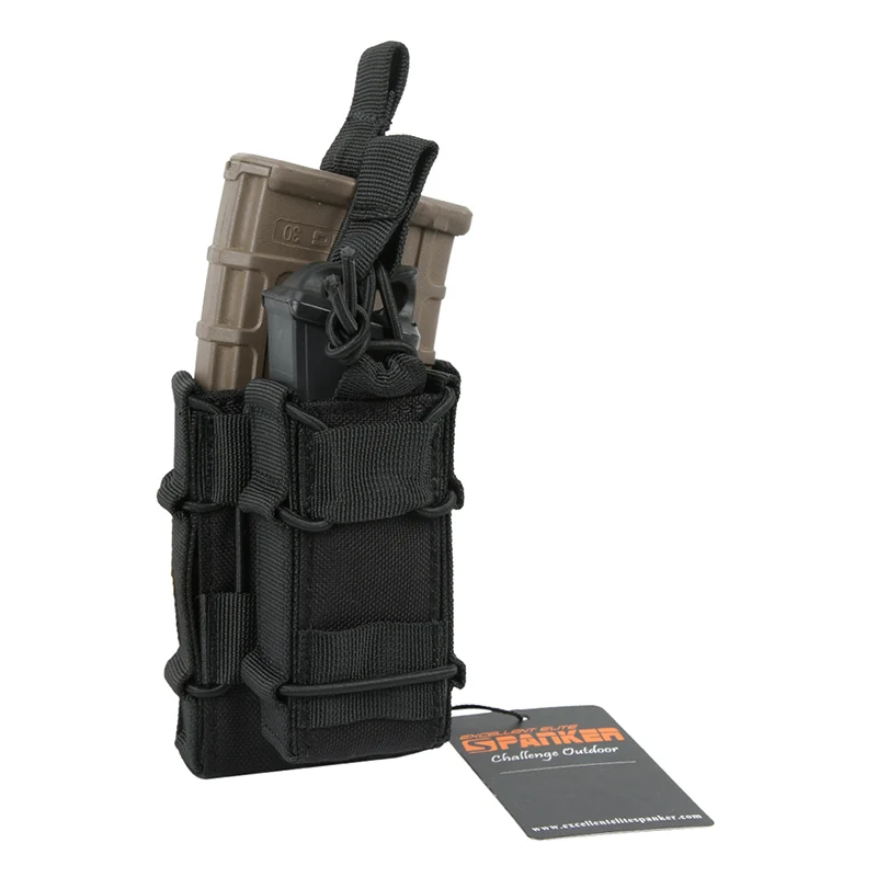 Отличный Элитный бизань Открытый тактический двойной M4 подсумок Molle Пряжка охотничий военный зажим аксессуар