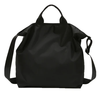 

Nylon Handbags Women Men Shopping Bags Reusable Shopping Bag Bags Black