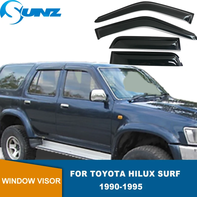 Дефлекторы боковых окон для Toyota Hilux Surf 1990 1991 1992 1993 1994 1995 | Автомобили и мотоциклы