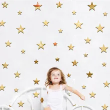 JM169 Детская комната украшения стены стикер s экологически чистый мультфильм звезда зеркало стикер съемный напрямую от производителя