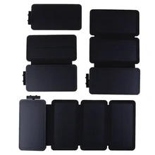 Панель power Bank чехол Зарядное устройство DIY комплекты Коробка для samsung портативный складной светодиодный двойной usb порты Солнечный