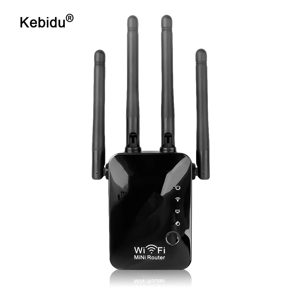 Беспроводной Wi fi усилитель kebidu 300 Мбит/с ретранслятор маршрутизатор 2 4 ГГц