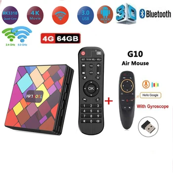 

HK1 cool Android 9.0 TV Box hk1cool Rockchip RK3318 4GB DDR3 64GB 2.4G 5G Dual WiFi 4K Media Player USB3.0 Set Top Box