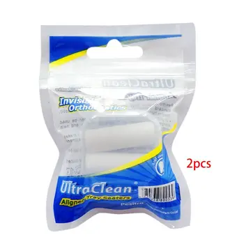 

2 Pcs/bag Occlusal Orthodontic Bite Glue Stick Teether Invisible Braces Plastic Rubber Correction X7YB