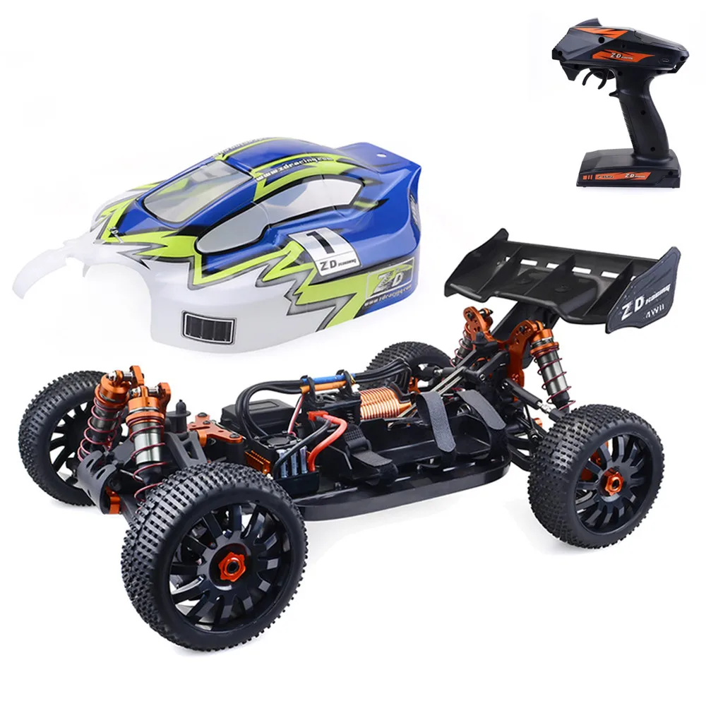 

Lightweight ZD Racing 9020-V3 1/8 4WD Brushless Buggy 120A ESC 4274 Brushless Motor RC Car 150m Control Distance 4-Channels Cars