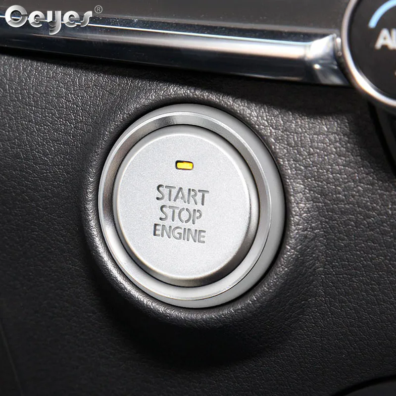 Ceyes для Mazda 3 Axela авто двигатель зажигание старт стоп кольцо чехол на кнопках аксессуары для интерьера наклейки для автомобиля