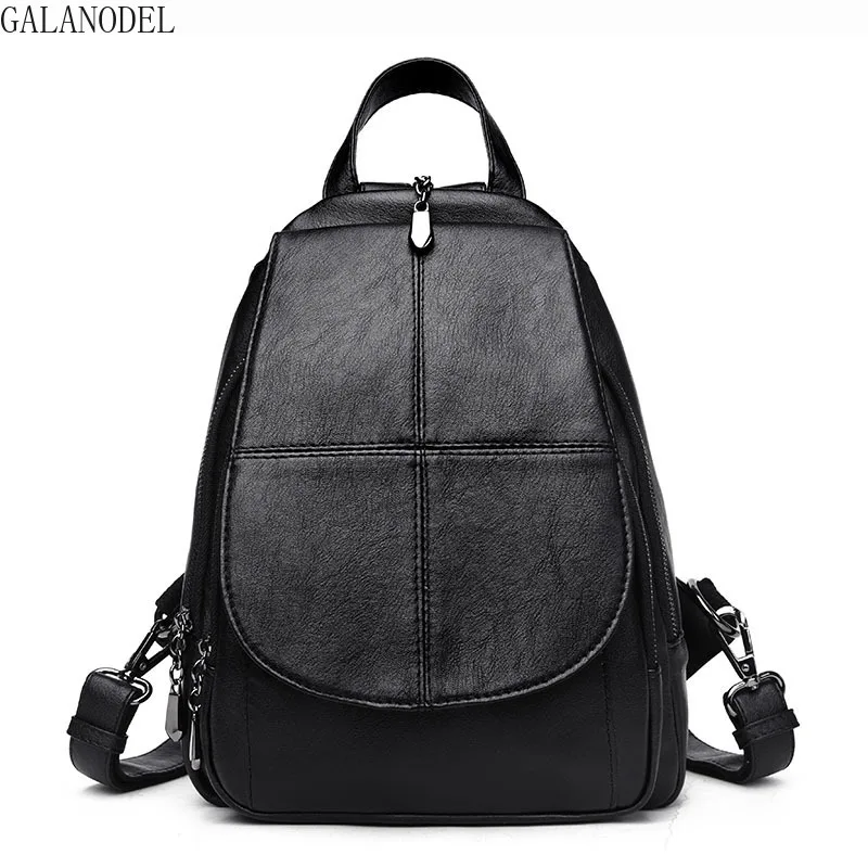 

2019 New Arrival Female Backpack Genuine Leather Real Sheepskin Women Backpacks for School Teenagers Girls