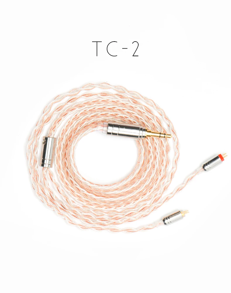 TFZ 3,5 мм/4,4 мм до 2 pin 0,78 мм кабель для обновления наушников посеребренный одиночный Кристальный медный серебряная фольга сбалансированный кабель