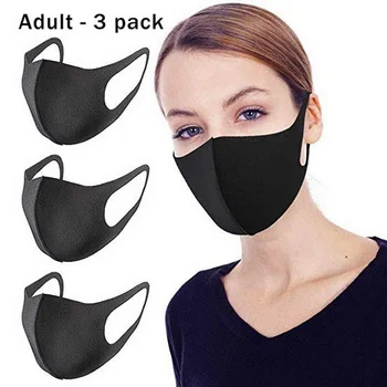 

3PCS Reusable Mask Facemask Cover Reusable Washable Earloop