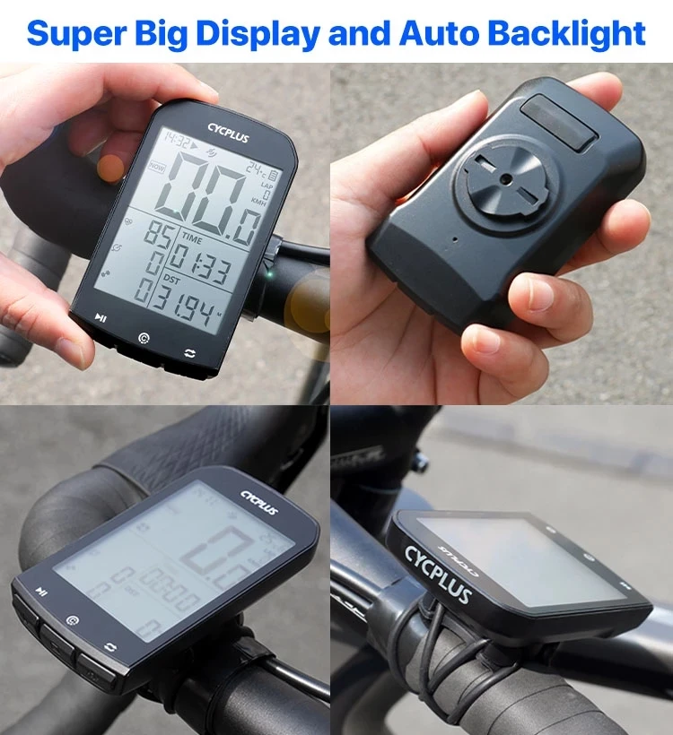 CYCPLUS M1 Fahrrad Computer GPS Drahtlose Kilometerzähler Mountainbike  Straße Fahrradcomputer Tacho Für magene c406 Radfahren