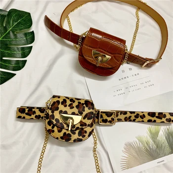 

Leopard Girl Waist Pack Hip Hop Personalized Fashion Summer Waist Belt Bag Mini Phone Pouch Women's Waist Pack Casual DA60YB