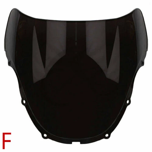 Мотоцикл двойной пузырь лобовое стекло ветровое стекло для SUZUKI Honda CBR600 F4I 2001-2008 Черный 6 стилей - Цвет: F