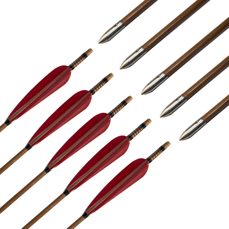 6 шт. Бамбуковая Стрела для стрельбы из лука|bamboo arrows|arrow arrowsarchery arrows |