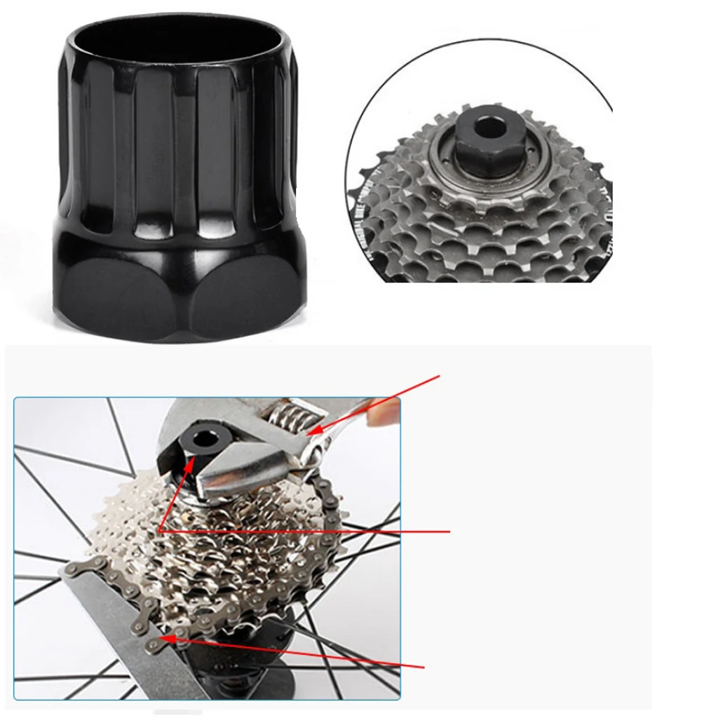 MTB Mountain Bike Bicycle Tools Freewheel Cassette Remover for Bike Bicycle