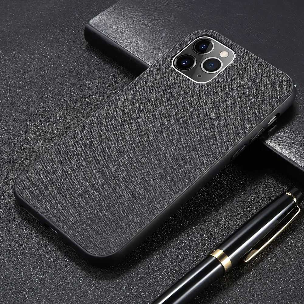 KISSCASE Phone Case For iPhone X XS MAX XR 11 11 Pro Matte Cloth Back Case 3