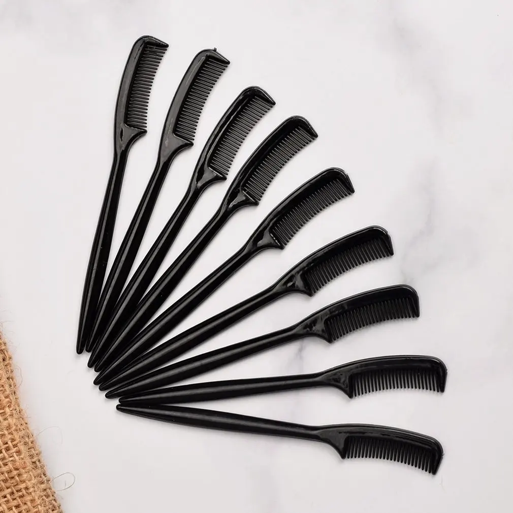 Review 10pcs/set Portable Mini Eyebrow Combs Eyelash Extension Tool Professional Eyelash Eye Brow Brush Beauty Makeup Tool