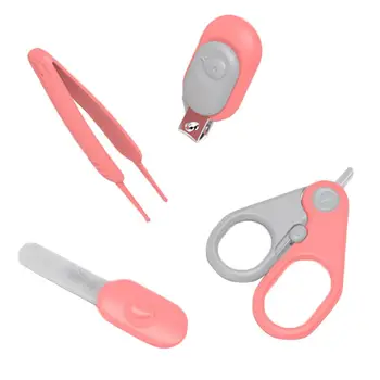 

1 Set/4PCS Practical Safe Manicure Clippers Nail Scissors for Infant Kid