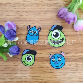 

50pcs/lot Embroidery Patch Letter Clothing Decoration Accessory Funny Cartoon Anime Strange Things Iron Heat Transfer Applique