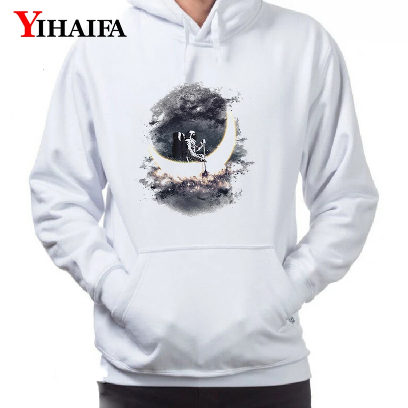 

New Men's Hoodies Slim Hooded 3D Print Creative Graphics itself Sweatshirts Man Coats Male Casual Sportswear Streetwear Pullover