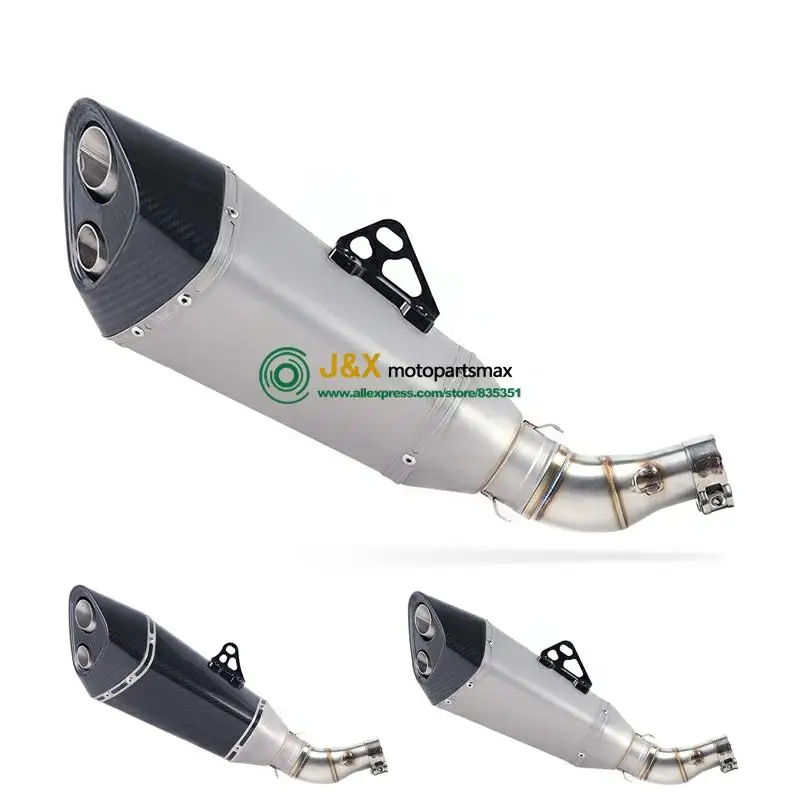MT-03 MT03 мотоцикл глушитель трубы среднего звенья трубы Escape для YAMAHA YZF-R3 R3 R25 R30 слипоны