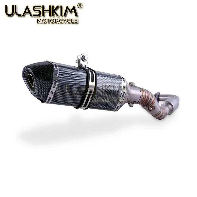 NMAX155 глушитель для мотоцикла без шнуровки полная система контактная труба+ выхлопная труба для YAMAHA NMAX 155 125 N MAX155