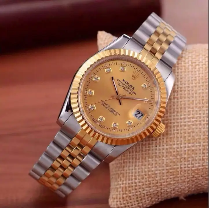 A001 Новый горячий высокого качества Rolex Мужские Женские кварцевые часы Мода