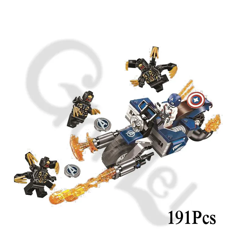 Новые Супергерои Marvel Avengers 4 подходят для MOC 76131 76124 76125 76126 фигурки для торжеств строительные блоки кирпичи игрушки подарки
