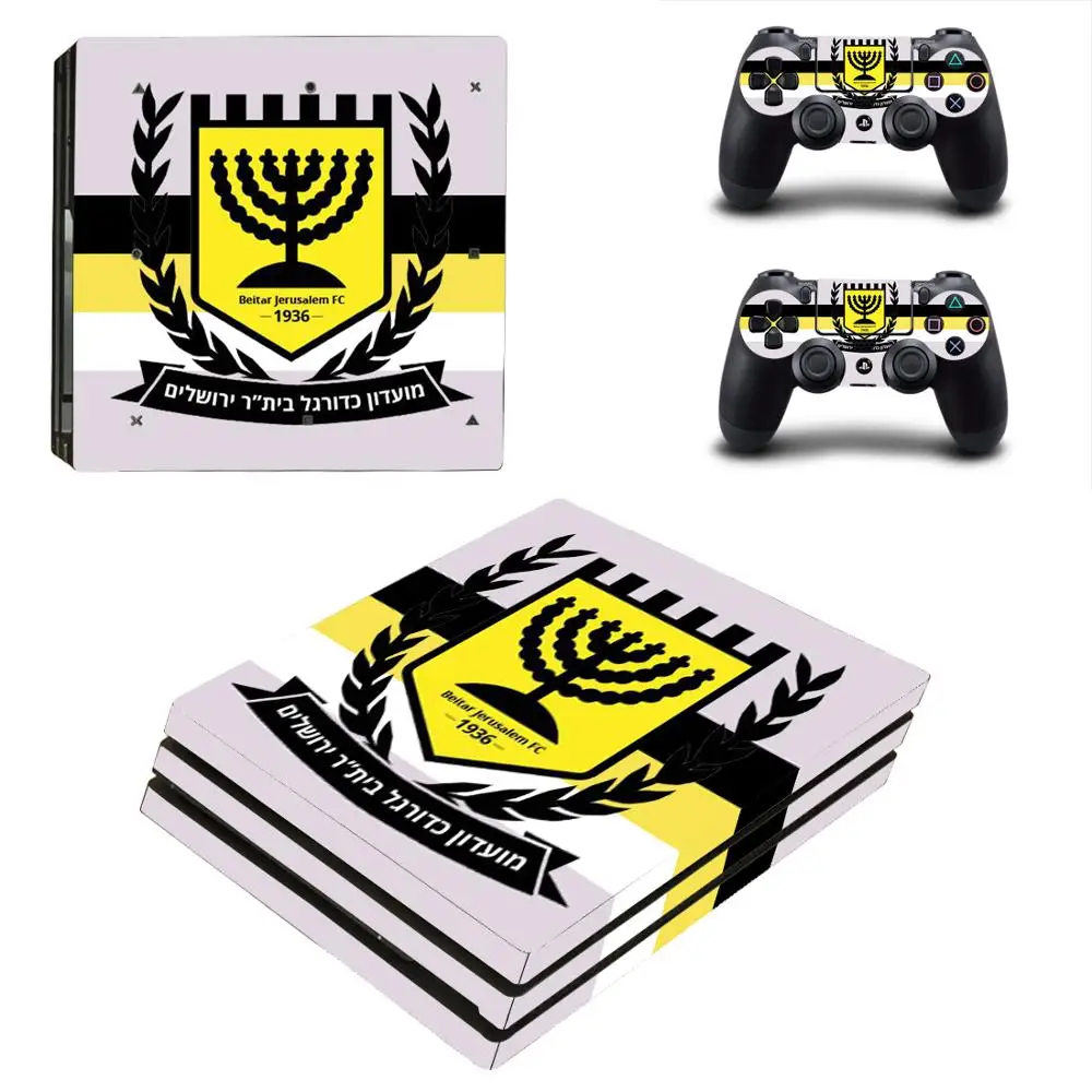 

Beitar Jerusalem FC PS4 Pro Skin Sticker Decal Vinyl for Sony Playstation 4 Console and Controllers PS4 Pro Skin Sticker