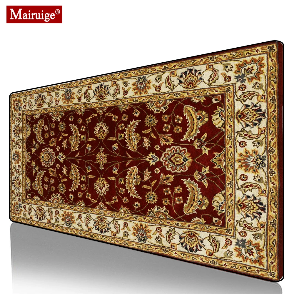 

Vintage Persian Rug Mouse Pad XXL Gamer Desk Mat Large Keyboard Pad Gaming MousePad 90x40cm/80x30cm for Laptop Table Pads