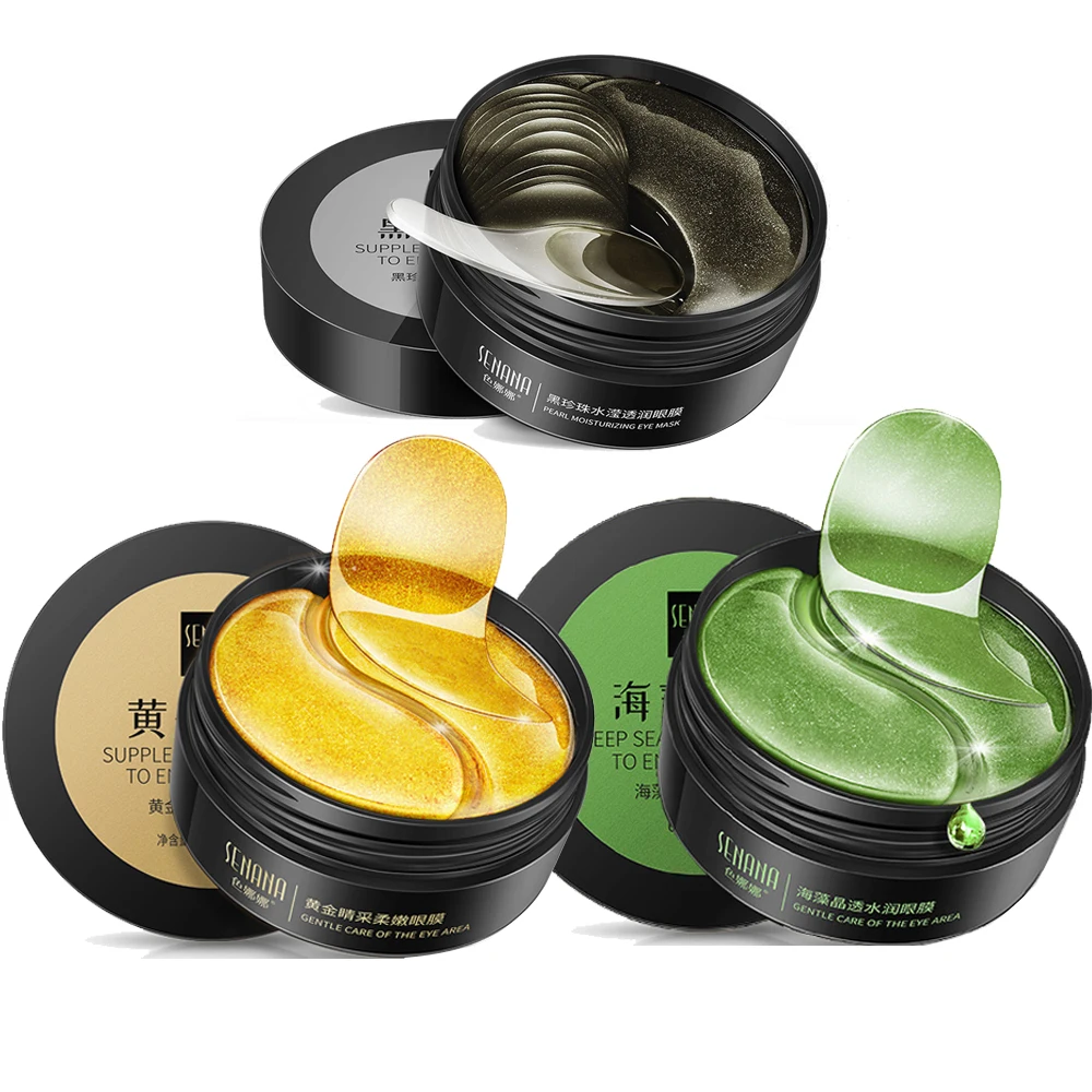 24KGoldenSeaweedEyeMaskDeepMoisturizingWhiteningGelEyePatches