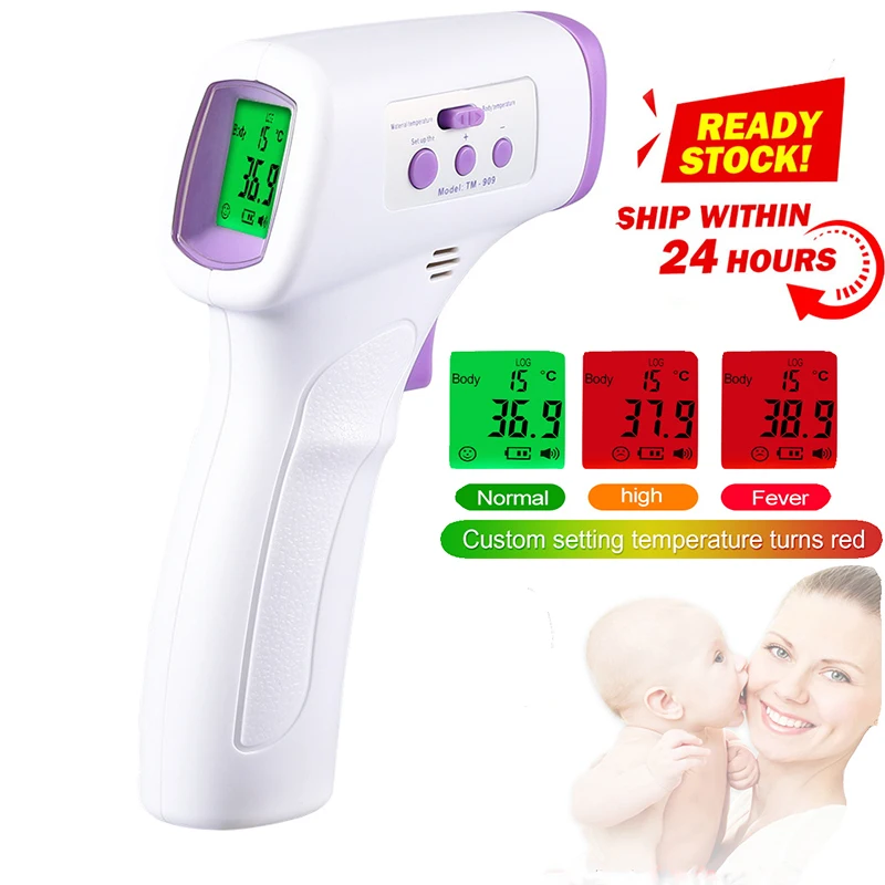 

Infrared Non-Contact Forehead Thermometer Baby Health Care Temperature Measurement Device Handheld Thermometer Gun