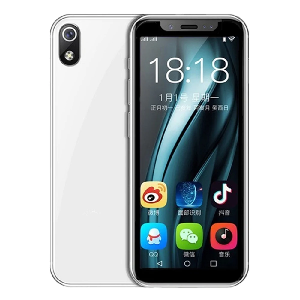 Карманный смартфон Anica i9s, металлическая рамка, телефон, 16 ГБ, 32 ГБ, 64 ГБ rom, Android 6,0, мобильный телефон, gps, Face ID, мобильные телефоны для детей - Цвет: White i9s