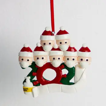 

2020 Quarantine Christmas Birthdays Party Decoration Gift Product Personalized Hanging Ornament, Pandemic -Social Distancing