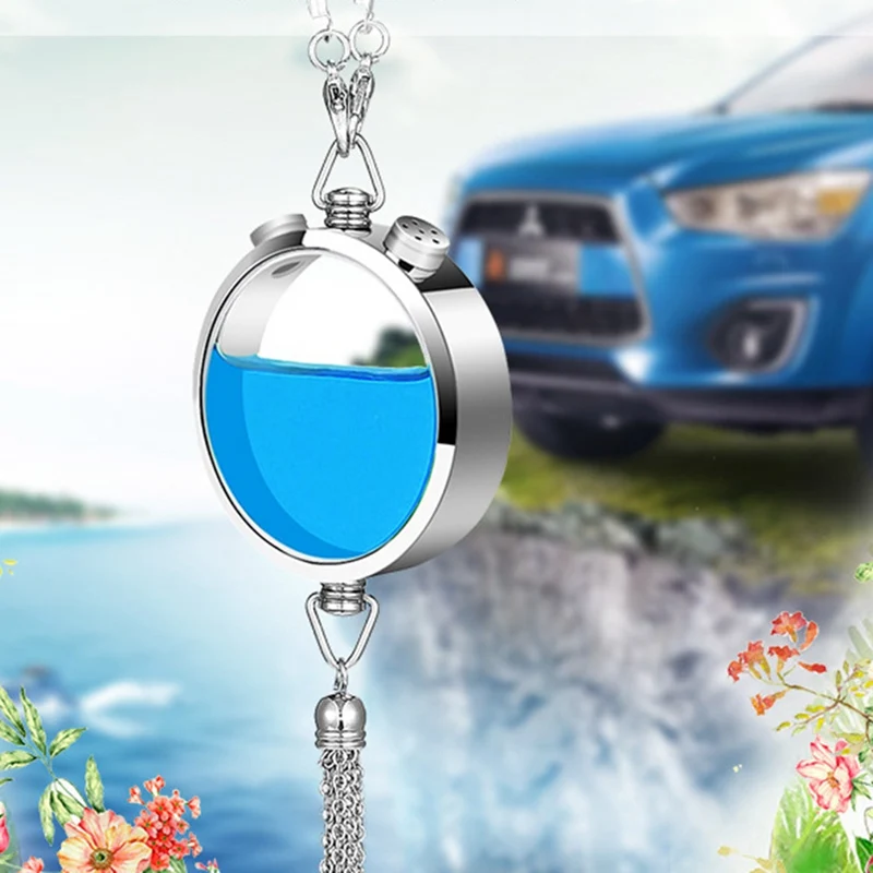 

Car Auto Rear View Mirror Decor Perfume Pendant Air Freshener Hanging Diffuser Car-Styling Interior Trim Parts