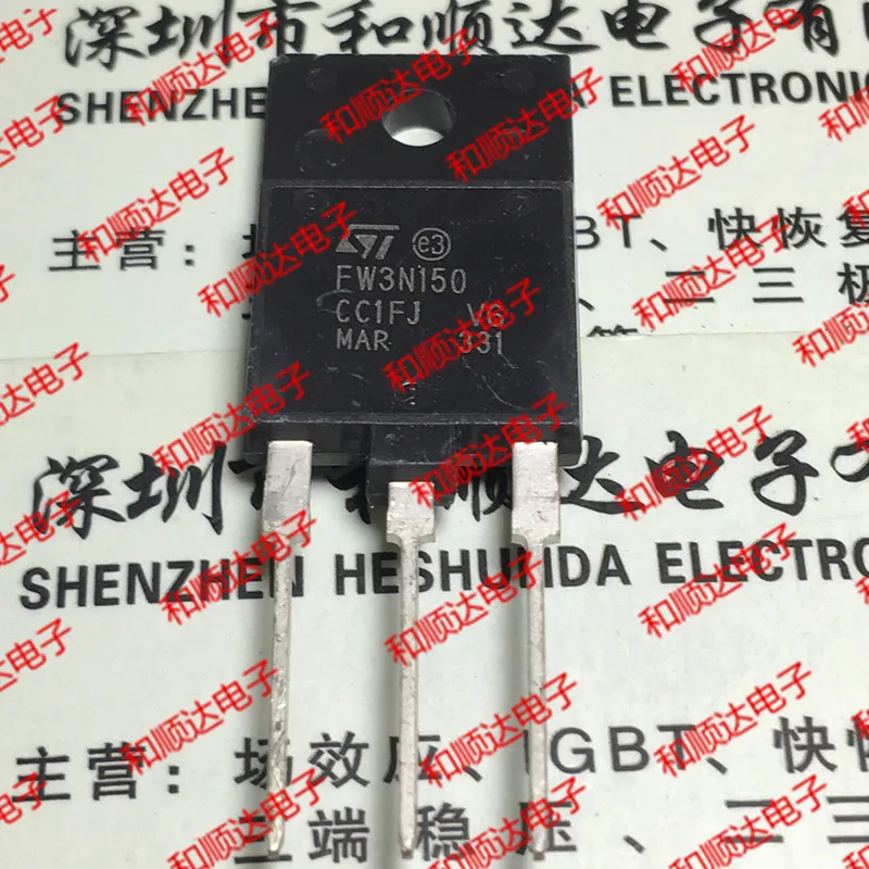 2 шт./STFW3N150 FW3N150 TO-3PF 1500V 3A TO3P