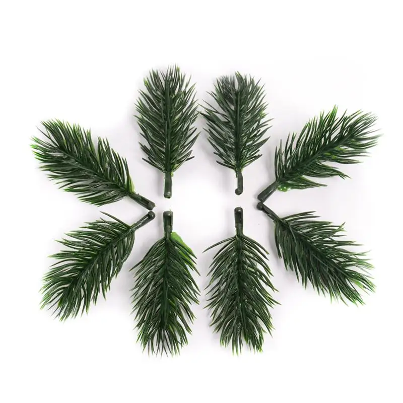 100x Artificial Pine Picks Pine Needle Garland Christmas Holiday Home Decors 100x Artificial Pine Picks Pine Needle Garland Christmas Holiday Home Decors