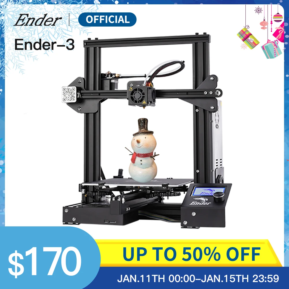 Ender 3 3D принтер набор большой размер печати Ender3/Ender 3X принтеры продолжение