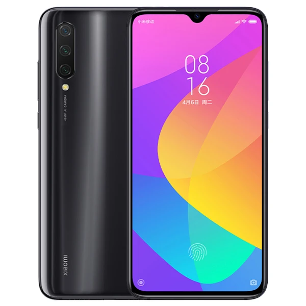 Глобальная ПЗУ Xiaomi Mi CC9, 6 ГБ ОЗУ, 64 Гб ПЗУ, мобильный телефон Snapdragon 710, 6,39 дюйма, полный экран, 48мп, тройная камера, 32 МП, фронтальная камера - Цвет: Black