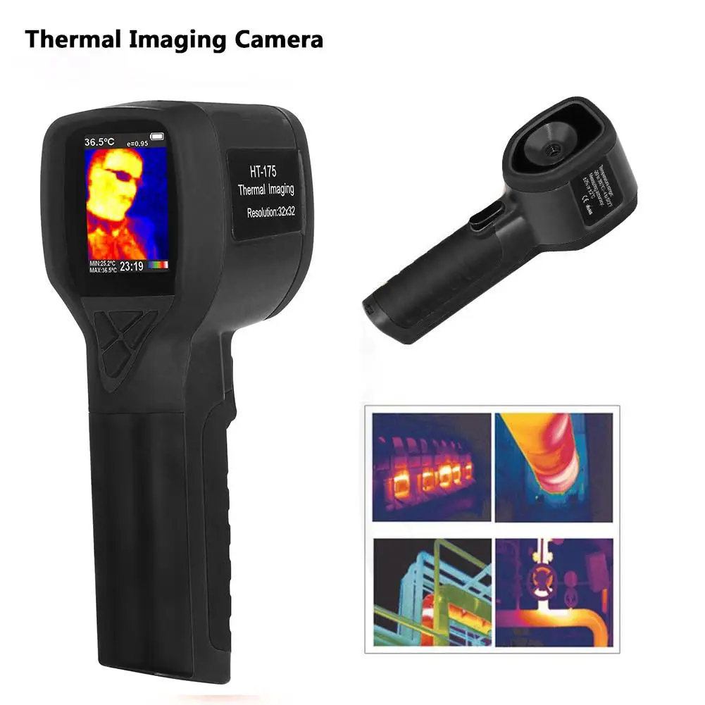 

Handheld Infrared Thermal Imager HT-175 2.0 Color Screen Focal Plane Temperature Measurement Digital Infrared Thermal Camera
