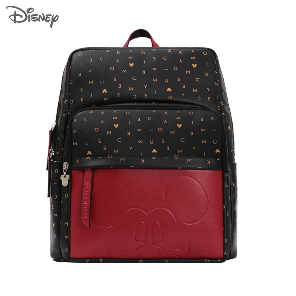 Настоящий рюкзак для подгузников disney, сумка для подгузников для мам и мам, сумка для детских колясок, сумки для путешествий, сумки для путешествий, сумки с Микки Маусом и Дисней