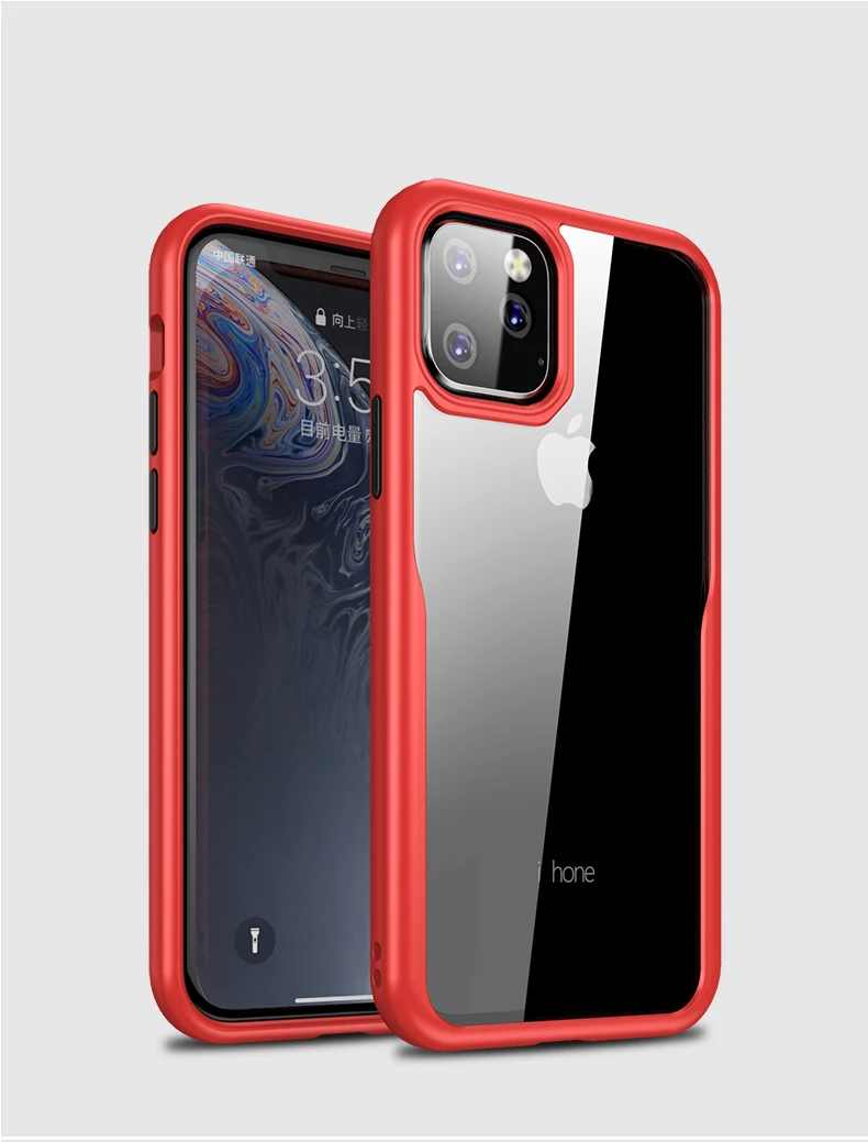 Роскошный прозрачный чехол LUPHIE для iPhone 11 Pro Max, противоударный чехол для iPhone 11 5,8 6,1 6,5 дюйма, силиконовый чехол s Coque
