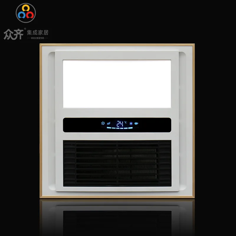 

New Style Multi-functional Air-heating Bath Heater Integrated Ceiling Bathroom Heating Ventilation Lighting Three-in-One Manufac
